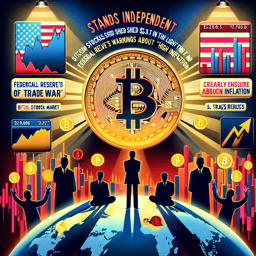 Биткоин не зависит: акции теряют $3.5Т в свете торговой войны Трампа и предупреждений ФРС о 'высокой инфляции'