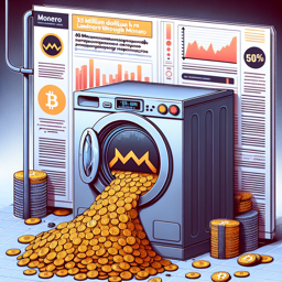 330 млн долларов в BTC отмыты через Monero: XMR взлетает на 50%